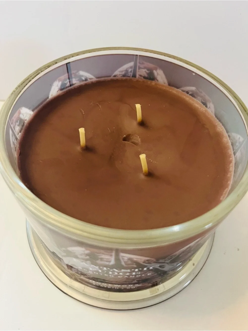 Homeworx Slatkin & Co. Fantastic Fudge Scented 3 Wick Candle Unburned 14 Oz.